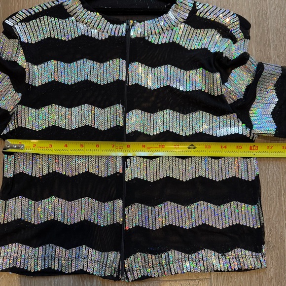 Sequin Mesh Top Vintage - Picture 12 of 13